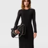 Miracle Langarmkleid aus kompaktem Strick