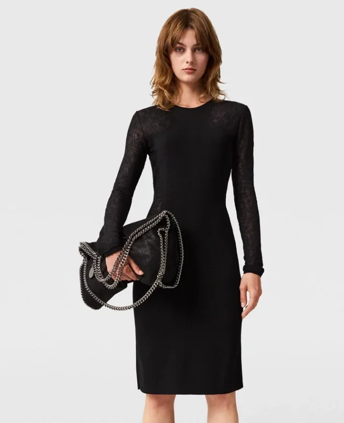 Miracle Langarmkleid aus kompaktem Strick