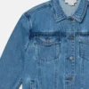 Moniker bestickte Jeansjacke