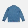 Moniker bestickte Jeansjacke