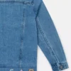 Moniker bestickte Jeansjacke