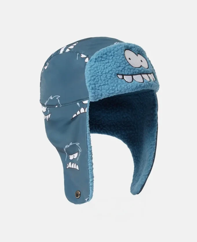 Monster Graphic Flap Hat