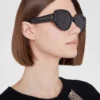 Ovale Sonnenbrille