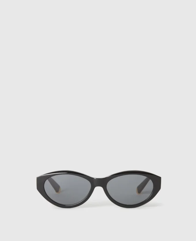 Ovale Sonnenbrille mit Logo