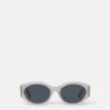 Ovale Sonnenbrille mit Logo