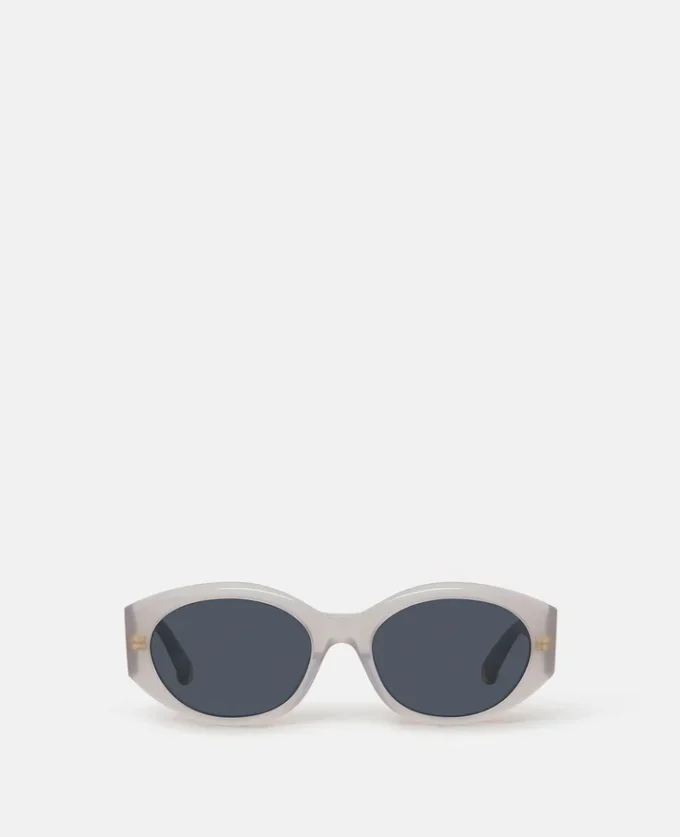 Ovale Sonnenbrille mit Logo