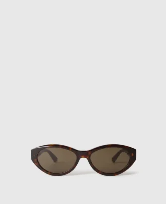Ovale Sonnenbrille mit Logo