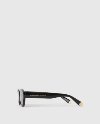 Ovale Sonnenbrille mit Logo