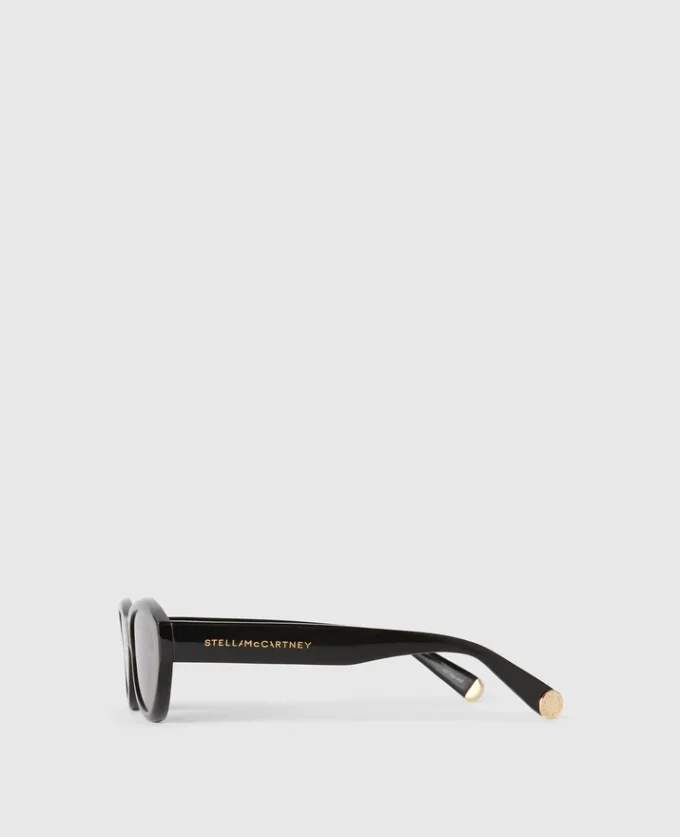 Ovale Sonnenbrille mit Logo