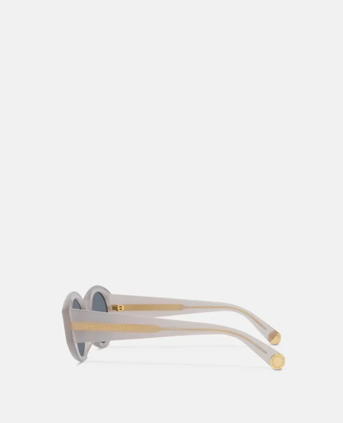Ovale Sonnenbrille mit Logo