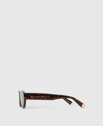 Ovale Sonnenbrille mit Logo