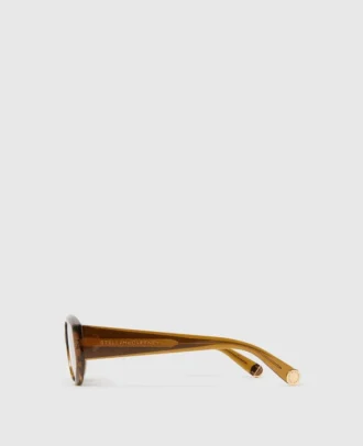 Ovale Sonnenbrille mit Logo