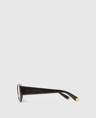 Ovale Sonnenbrille mit Logo