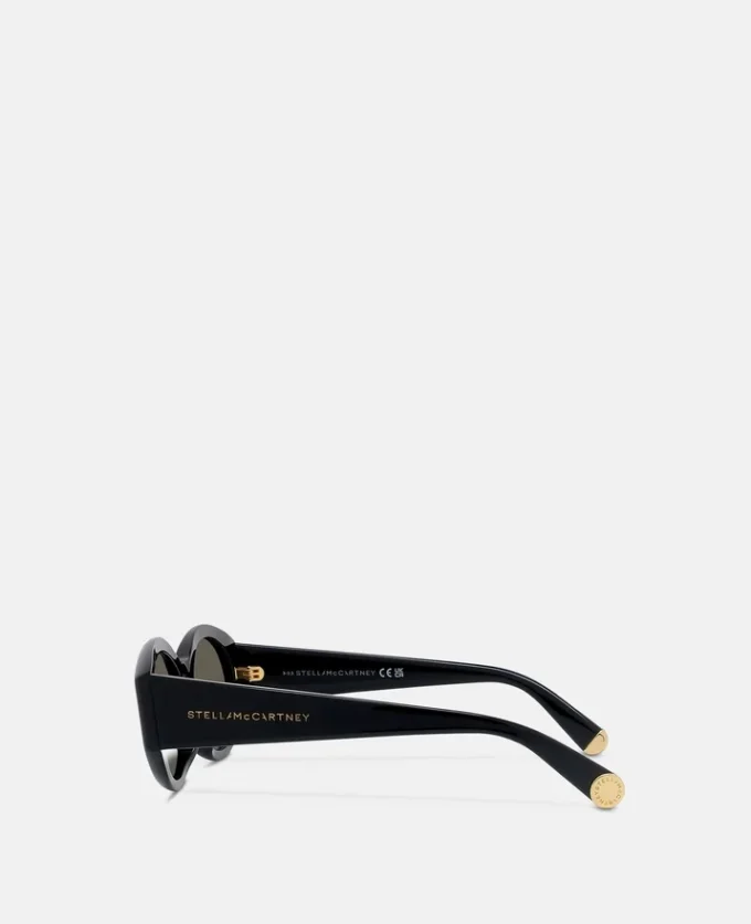 Ovale Sonnenbrille mit Logo