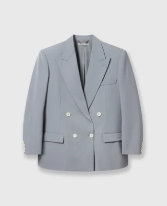 Oversized-Blazer mit doppelter Knopfleiste