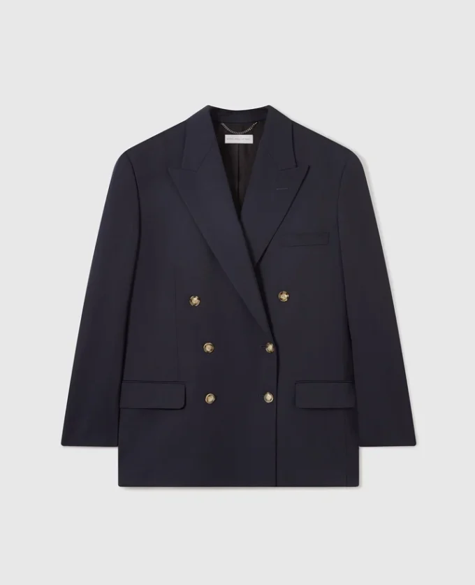Oversized-Blazer mit doppelter Knopfleiste