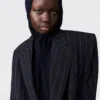 Oversized-Blazer mit doppelter Knopfleiste