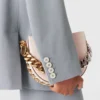 Oversized-Blazer mit doppelter Knopfleiste