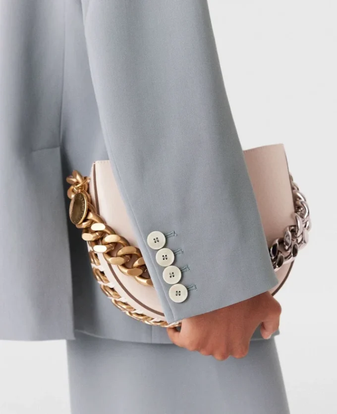 Oversized-Blazer mit doppelter Knopfleiste