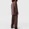 Oversized-Blazer mit doppelter Knopfleiste