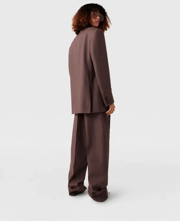 Oversized-Blazer mit doppelter Knopfleiste