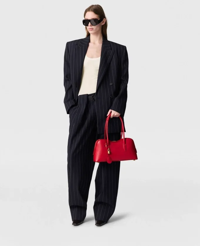 Oversized-Blazer mit doppelter Knopfleiste