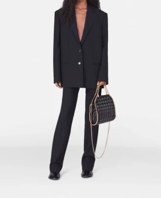 Oversized-Blazer mit Prince-of-Wales-Karomuster