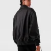 Oversized-Bomberjacke aus veganem Material