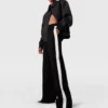 Oversized-Bomberjacke aus veganem Material