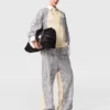 Oversized-Hemd mit gemischten Streifen