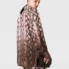 Oversized-Shirt mit Schlangenprint