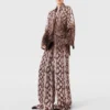 Oversized-Shirt mit Schlangenprint