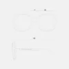 Oversized-Sonnenbrille mit rundem Verlauf