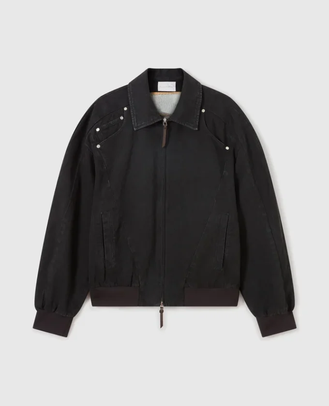 Patchwork-Jeansjacke