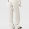 Plissierte Hose mit geradem Bein