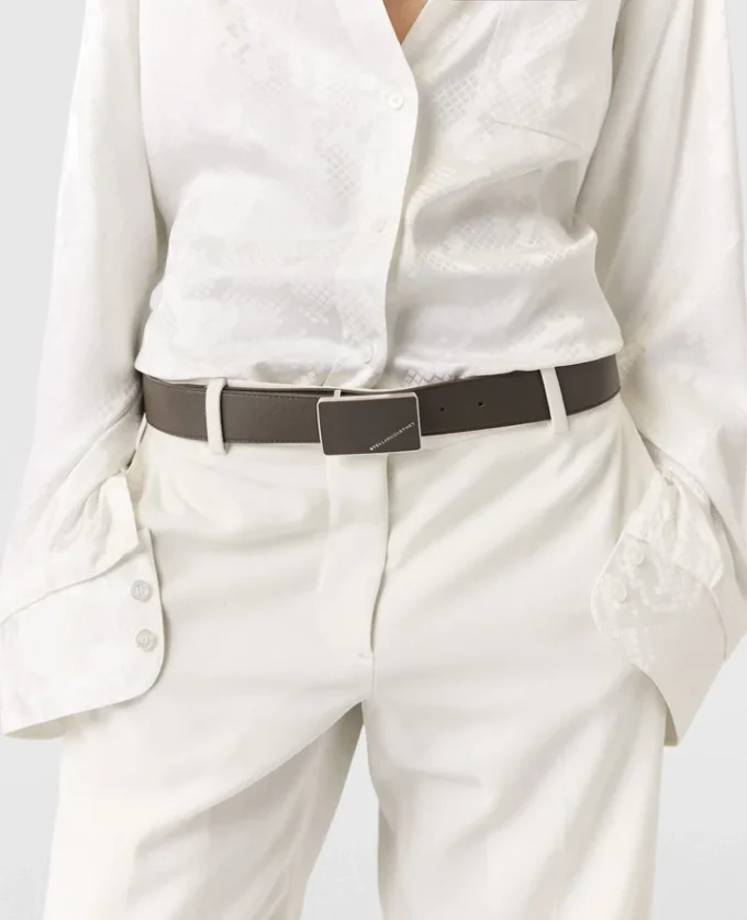 Plissierte Hose mit geradem Bein