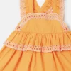 Popeline-Kleid und Bloomers-Set