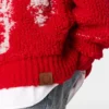 Pullover mit Rundhalsausschnitt und Airbrush-Pferdemotiv
