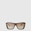Quadratische Cat-Eye-Sonnenbrille