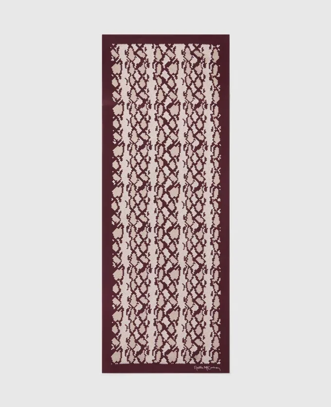 Quadratischer Schal mit Schlangenprint