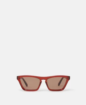 Rechteckige Cat-Eye-Sonnenbrille