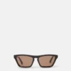 Rechteckige Cat-Eye-Sonnenbrille