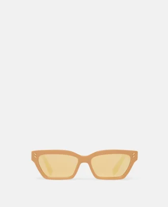 Rechteckige Cat-Eye-Sonnenbrille
