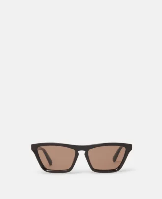 Rechteckige Cat-Eye-Sonnenbrille