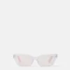 Rechteckige Cat-Eye-Sonnenbrille