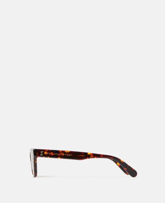 Rechteckige Cat-Eye-Sonnenbrille