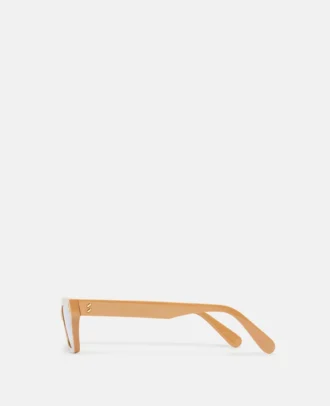 Rechteckige Cat-Eye-Sonnenbrille