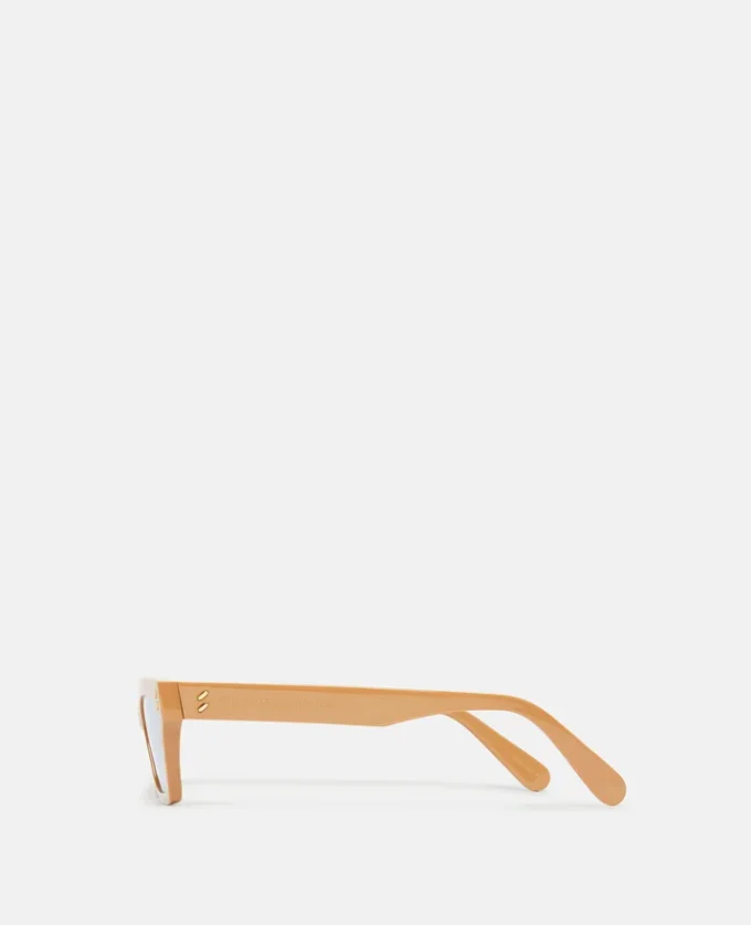Rechteckige Cat-Eye-Sonnenbrille
