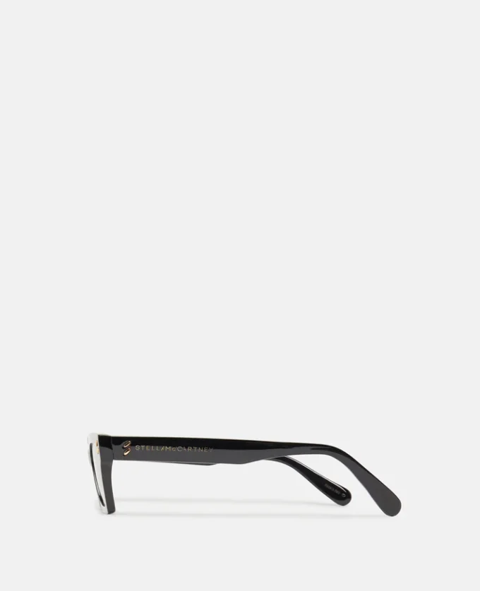 Rechteckige Cat-Eye-Sonnenbrille