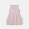 Ärmelloses Kleid mit Blumenapplikationen